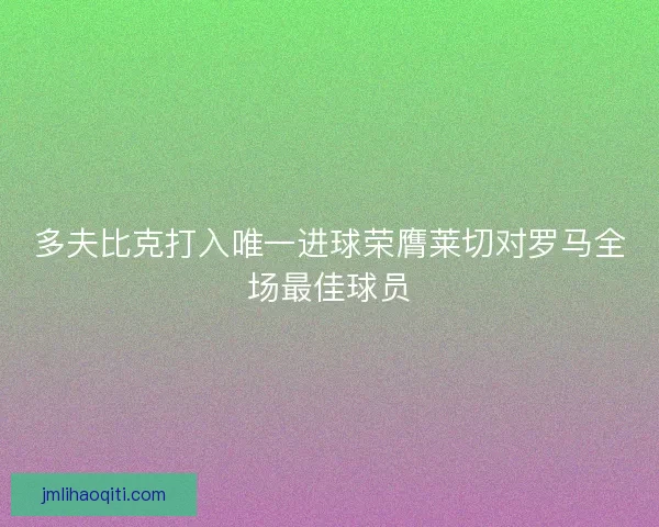 多夫比克打入唯一进球荣膺莱切对罗马全场最佳球员